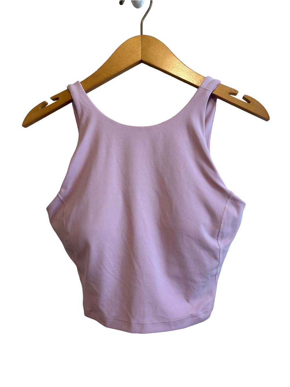 lululemon Women's Soft Pink High-Neck Tank Top size 8
